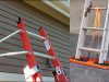 How to stabilize ladder on roof-Stabilizers, hooks and extension