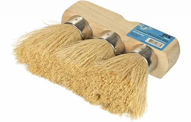 Quickie 242GM 3-Knot Roof Applicator Brush 6-Inch Trim