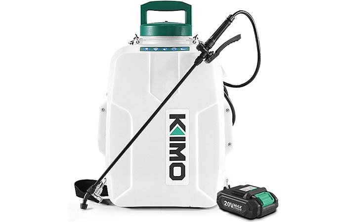 Kimo Battery-powered backpack 3 gallons prayer