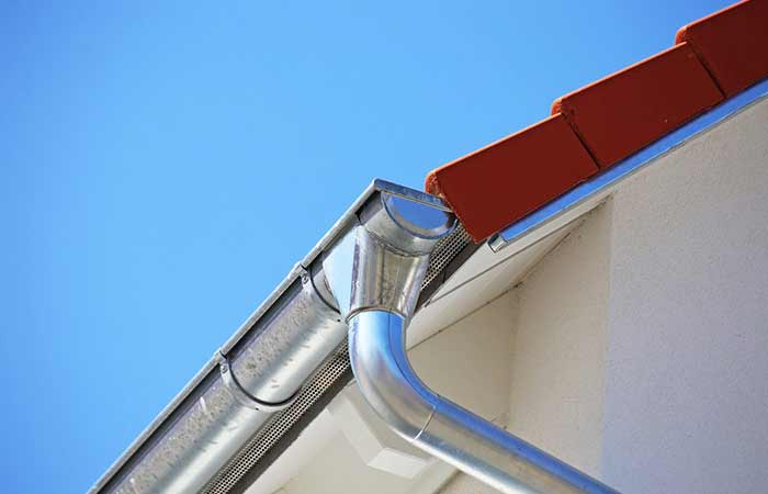 Stainless steel gutter