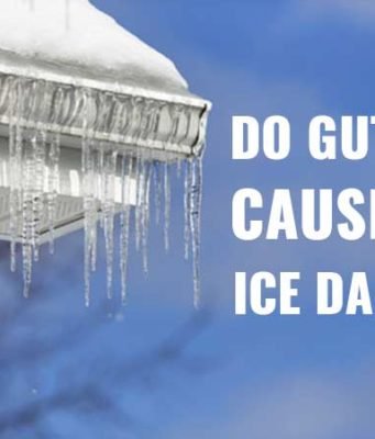 Do gutters cause ice dams?