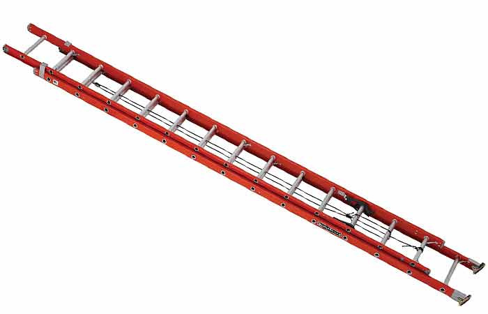 Extension ladder for rooftop