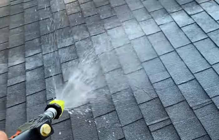 How to soft wash a roof
