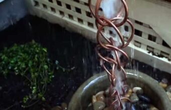 Rain chain drainage ideas