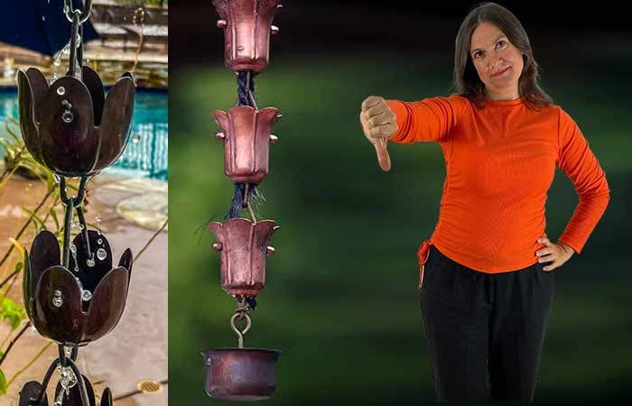 Common Problems with Rain Chains, solutions and Alternative