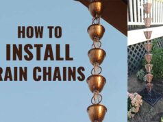 How to install rain chains properly guide