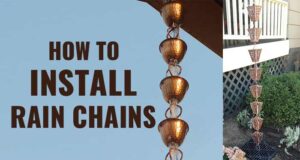 How to install rain chains properly guide