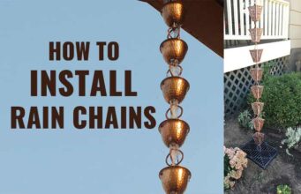 How to install rain chains properly guide