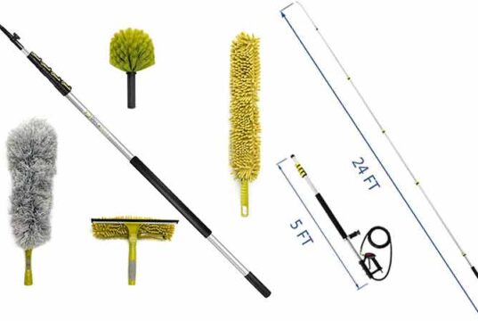 Telescopic tools for gutter cleaning